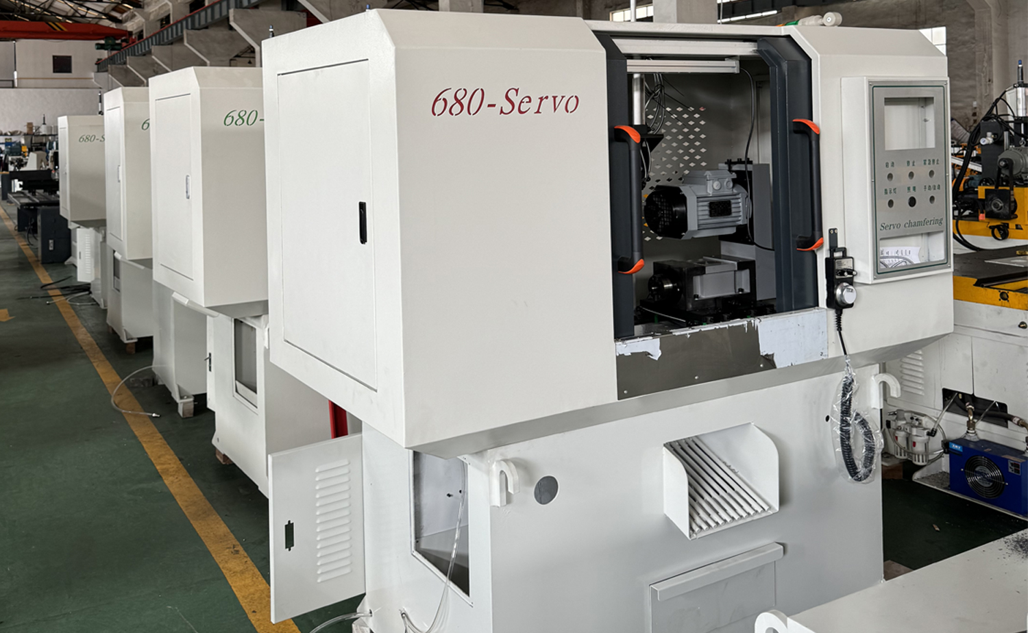 DEF680CNCシリーズ 高速サーボ両頭管面取り機 DEF680CNCシリーズ 高速サーボ両頭管面取り機