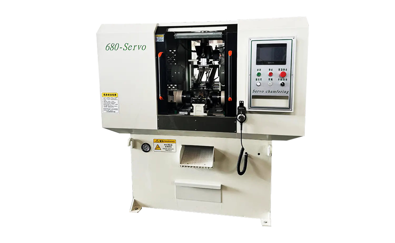 DEF680CNCシリーズ 高速サーボ両頭管面取り機