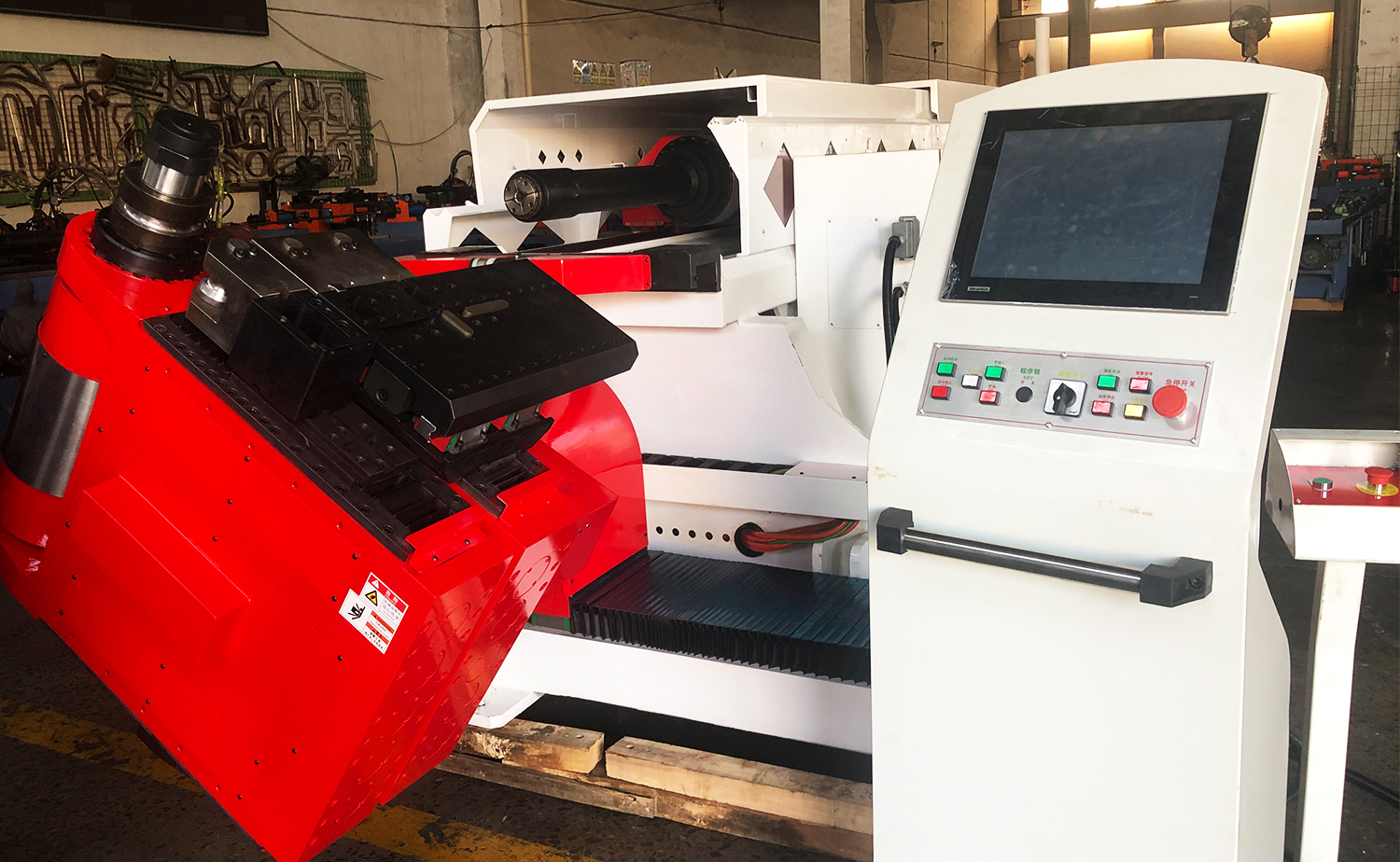 CNC ロータリー ヘッド パイプ ベンディング マシン - 双方向